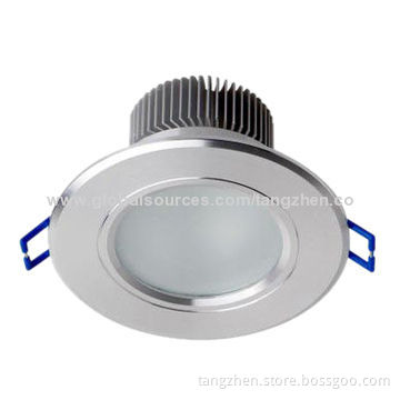 LED Downlight, 3 watts all 2.5-inch thick anti-glare, anti-fog